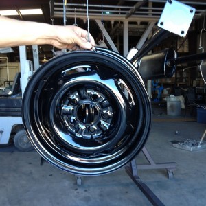Stock Rims Fresh Out The Powder Coat