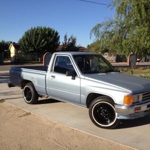 Truck With The Newly Powder Coated Rims On