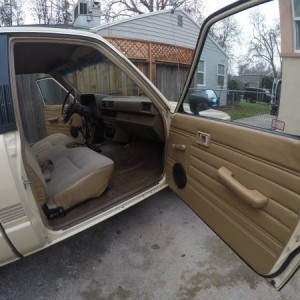 Clean interior