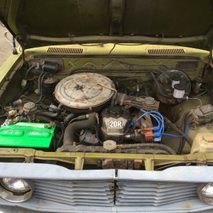 Harley engine bay